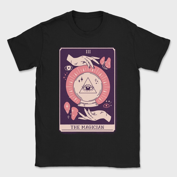 Magician Mystical Tarot Card The Magician 03, Tricou Barbati (Unisex)