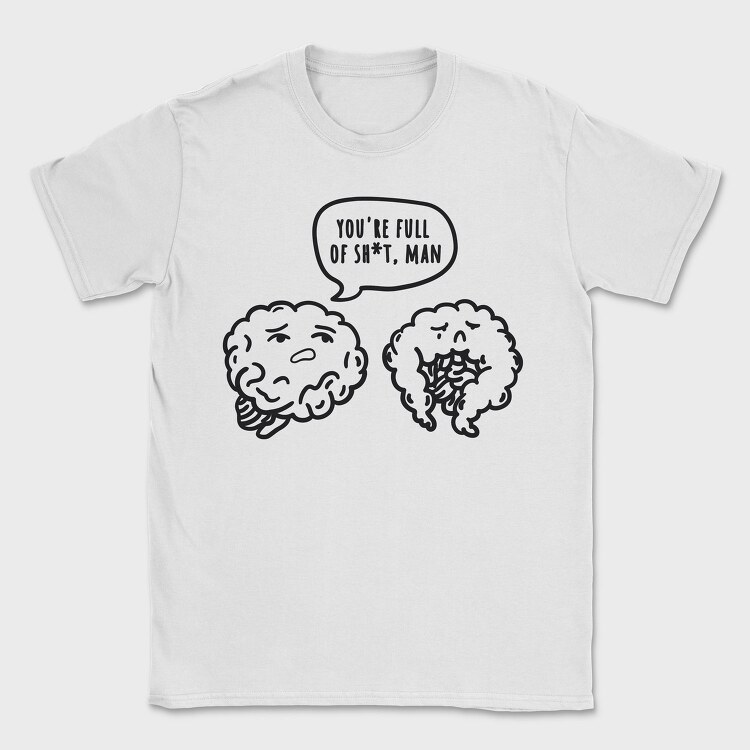 Gut Feeling Full Of Nc, Tricou Barbati (Unisex)