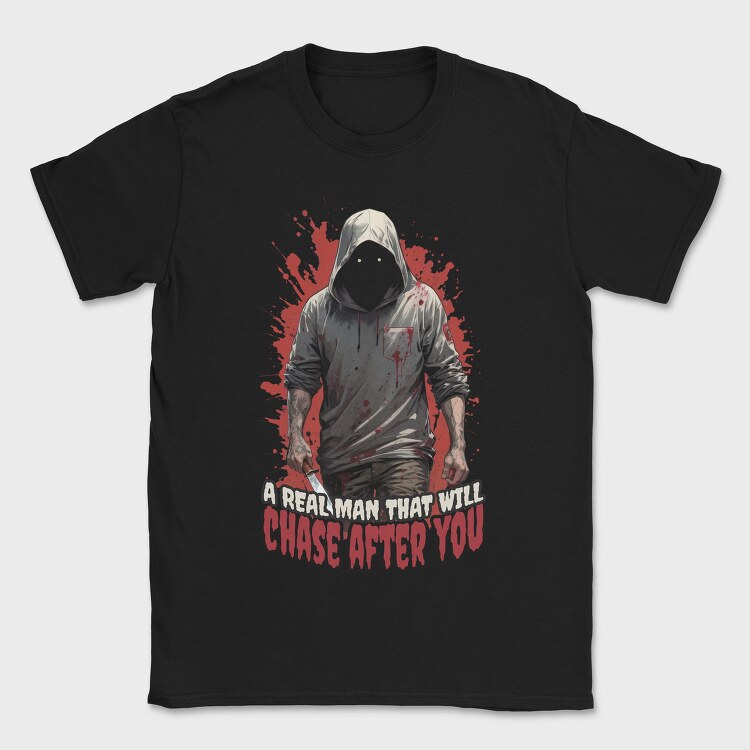 Halloween Chase Murderer, Tricou Barbati (Unisex)