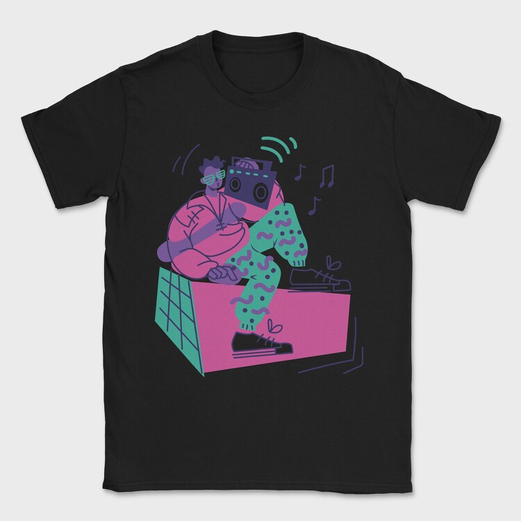 Tricou Barbati (Unisex) Imprimat digital direct in tesatura, bumbac premium 100%.