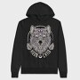 Mandala Wolf Moon Child Tote, Hanorac Oversize Barbati (Unisex)