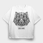Mandala Tiger 001, Tricou Oversize Barbati (Unisex)