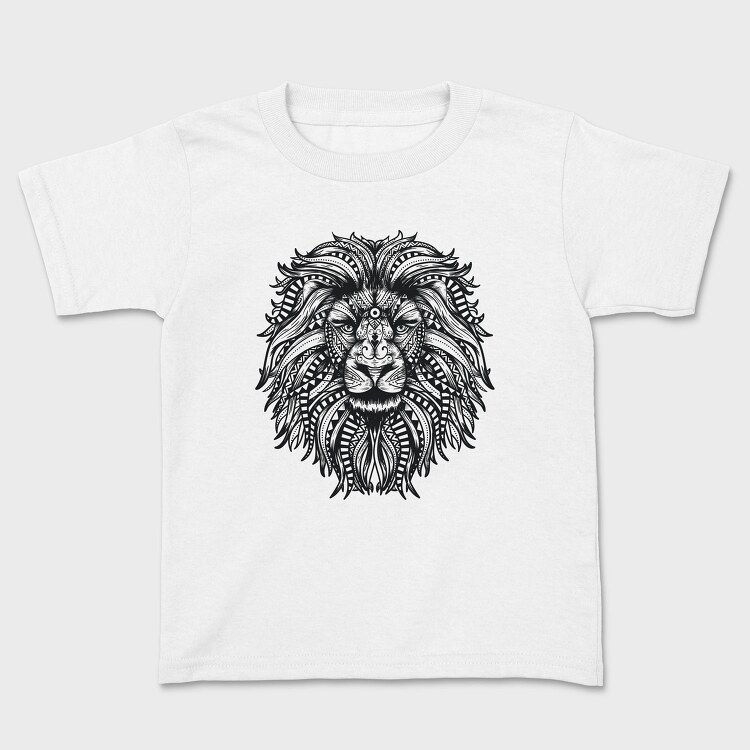 Mandala Lion Leon 001, Tricou Copii