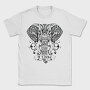 Mandala Elephant, Tricou Barbati (Unisex)