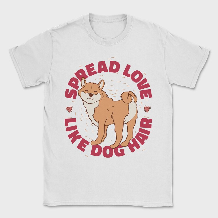 Spread Love Dog Parent Pet, Tricou Barbati (Unisex)