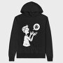 Man Talking To Wall, Hanorac Oversize Barbati (Unisex)