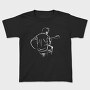 Man Playing Guitar Music Instrument Guitaris, Tricou Copii