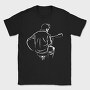 Man Playing Guitar Music Instrument Guitaris, Tricou Barbati (Unisex)