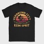 Man On Bicycle Mountain Bike Retro Sunset, Tricou Barbati (Unisex)