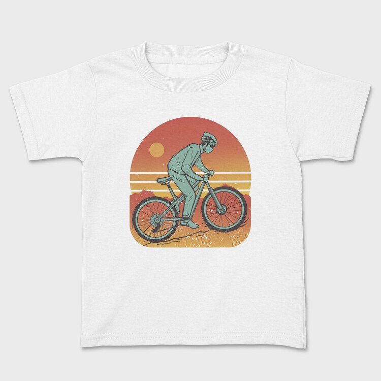 Man In Mountain Bike, Tricou Copii
