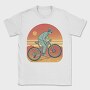 Man In Mountain Bike, Tricou Barbati (Unisex)