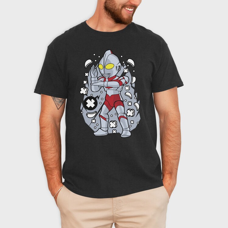 Ultraman Comic Burst, Tricou Barbati (Unisex)