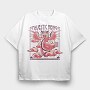Majestic Dragon In The Clouds, Tricou Oversize Barbati (Unisex)
