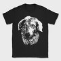 Majestic Dog Portrait Borzoi, Tricou Barbati (Unisex)