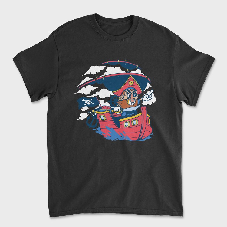 Pirate Cartoon, Tricou Barbati (Unisex)