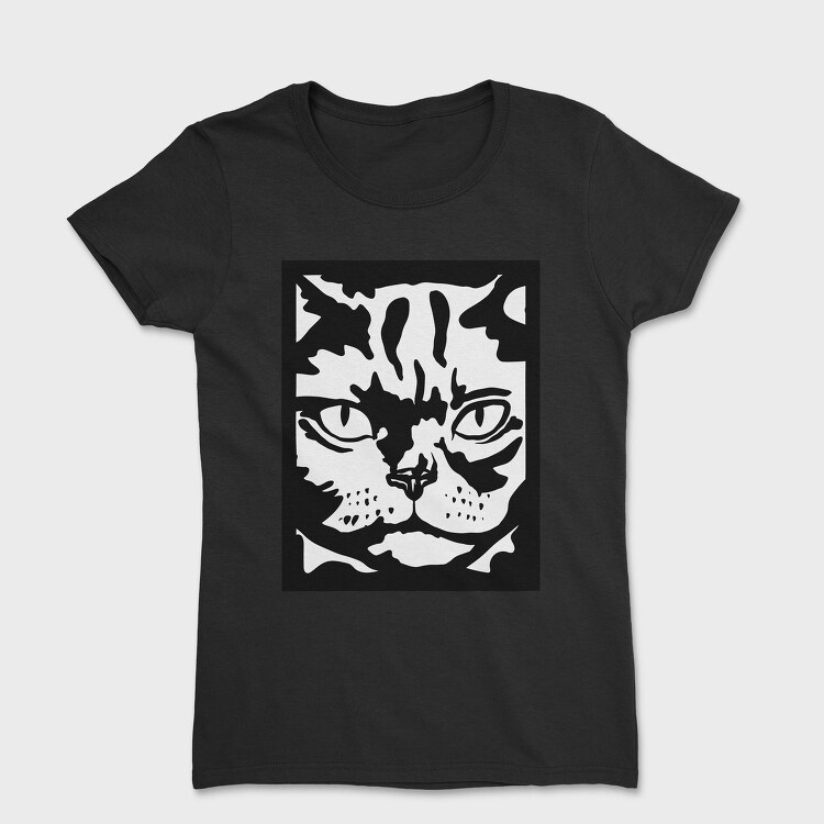 Serious Cat Cat Obey, Tricou Femei