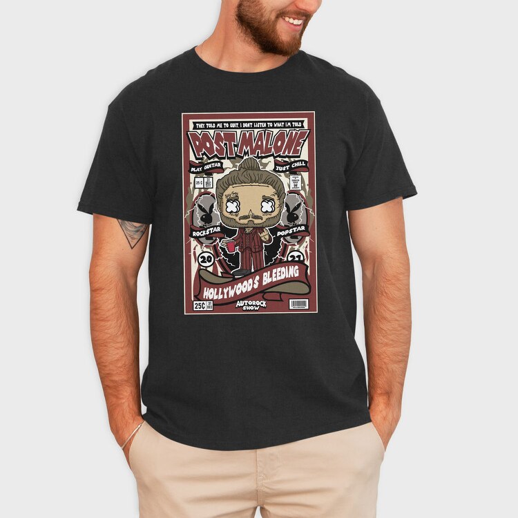 Post Malone Rockstar, Tricou Barbati (Unisex)