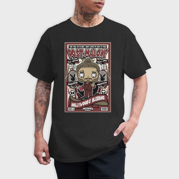 Post Malone Rockstar, Tricou Barbati (Unisex)