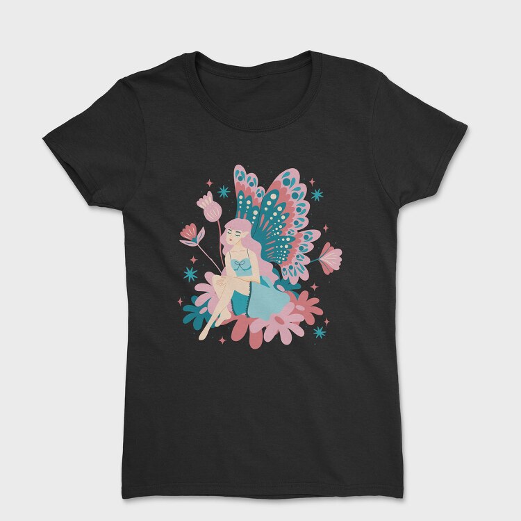 Magical Fairy In Nature, Tricou Femei