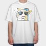 Sheep With Sunglasses, Tricou Oversize Barbati (Unisex)