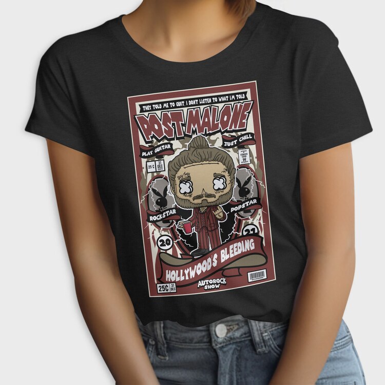 Post Malone Rockstar, Tricou Femei