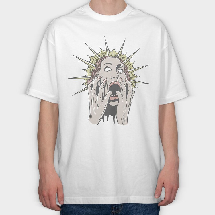 Scream Of The Sun, Tricou Oversize Barbati (Unisex)