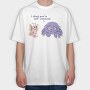 Self Centered Pun, Tricou Oversize Barbati (Unisex)