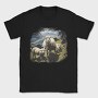 Sheep And Lambs Hillside, Tricou Barbati (Unisex)