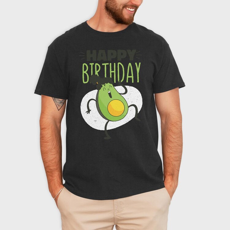 Happy Birthday, Tricou Barbati (Unisex)