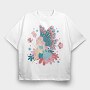 Magical Fairy In Nature, Tricou Oversize Barbati (Unisex)