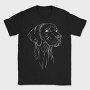Hunting Dog Weimaraner Face, Tricou Barbati (Unisex)