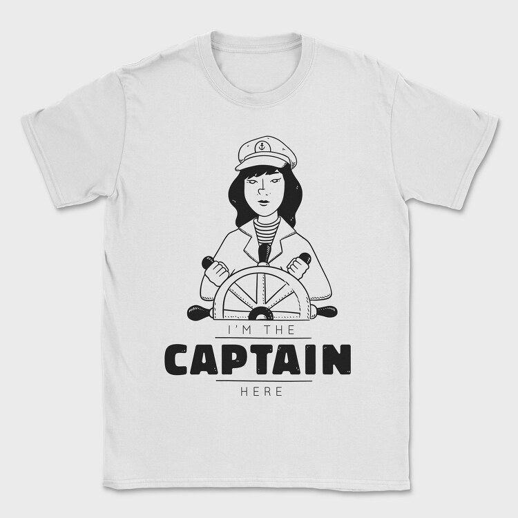 Ship Captain, Tricou Barbati (Unisex)