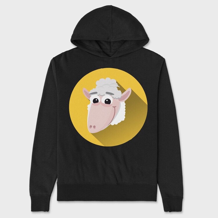 Sheepy Smile, Hanorac Oversize Barbati (Unisex)