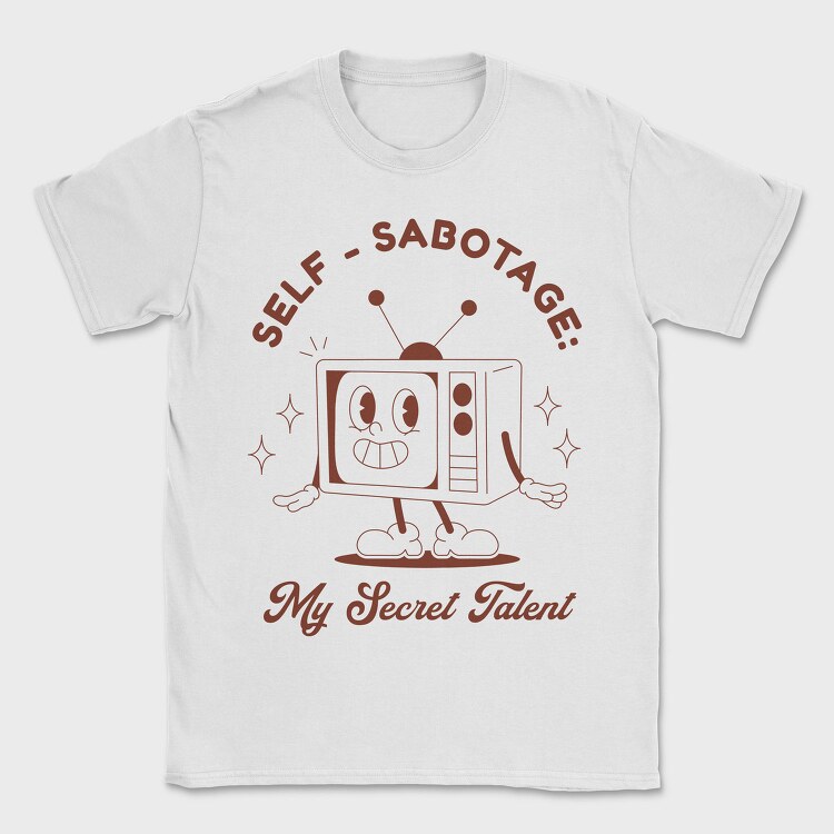 Self Sabotage Television, Tricou Barbati (Unisex)