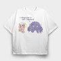 Self Centered Pun, Tricou Oversize Barbati (Unisex)