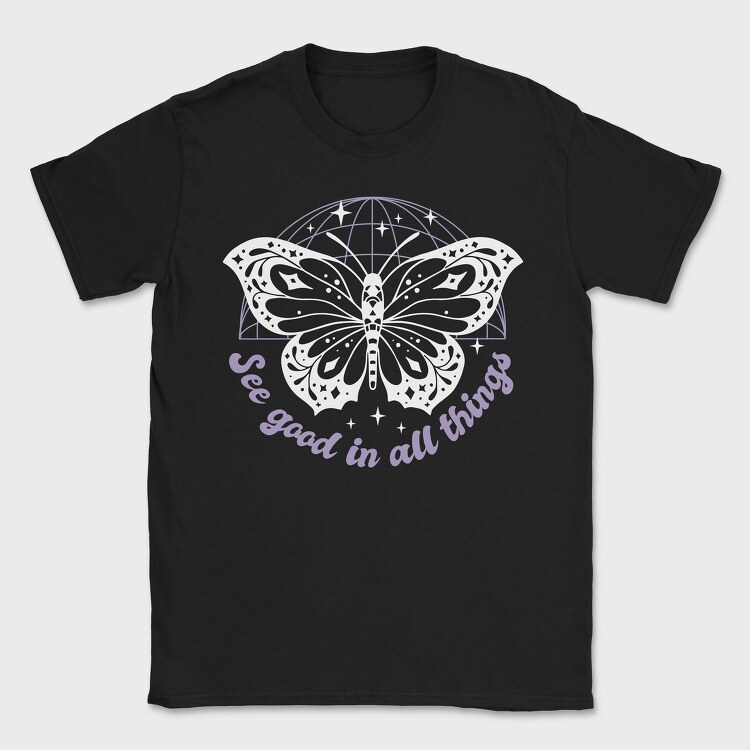 See Good Butterfly Tote, Tricou Barbati (Unisex)