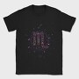 Scorpio Floral Zodiac Sign 08, Tricou Barbati (Unisex)