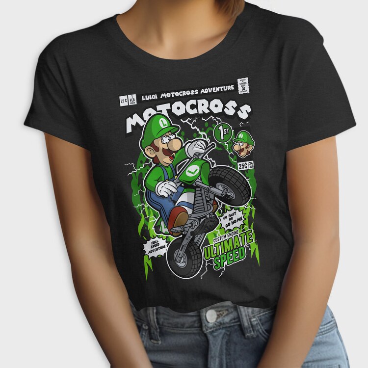 Luigi Motocross Adventure, Tricou Femei