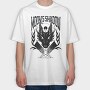Scary Dragon Shadow Dark Animals Wolf Tote, Tricou Oversize Barbati (Unisex)