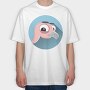 Peacock Eyes, Tricou Oversize Barbati (Unisex)