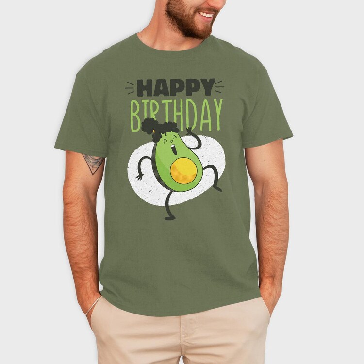 Happy Birthday, Tricou Barbati (Unisex)