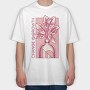 Growth Quote Flower Vase 06, Tricou Oversize Barbati (Unisex)