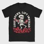 Gym Skeleton Anti Love Skelleton Sucks, Tricou Barbati (Unisex)