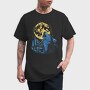 Wolf and Moon, Tricou Barbati (Unisex)