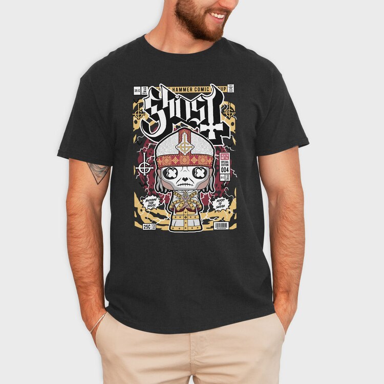 Death Metal Skull, Tricou Barbati (Unisex)