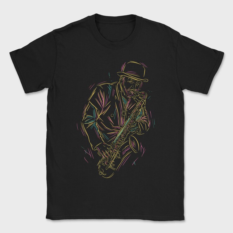 Saxophone Man, Tricou Barbati (Unisex)