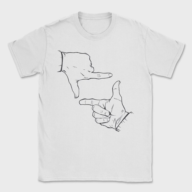 Photographic Hands Photo, Tricou Barbati (Unisex)