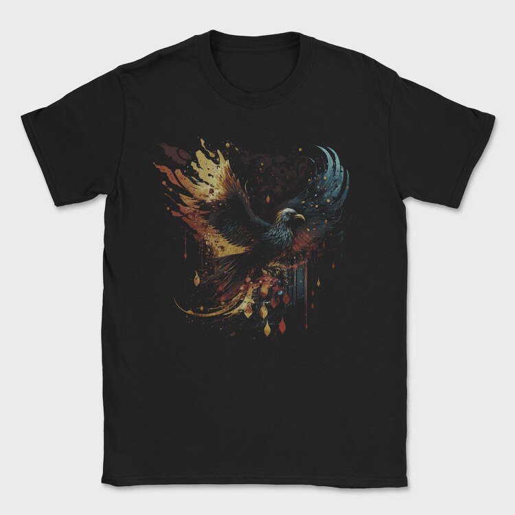 Phoenix In Fire And Water, Tricou Barbati (Unisex)