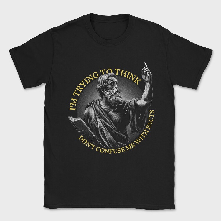 Philosophical Quote Plato, Tricou Barbati (Unisex)