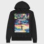 People Flying Psychodelic Lucid, Hanorac Oversize Barbati (Unisex)